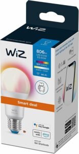 WiZ Bombilla Inteligente A60 8,5W Wi-Fi